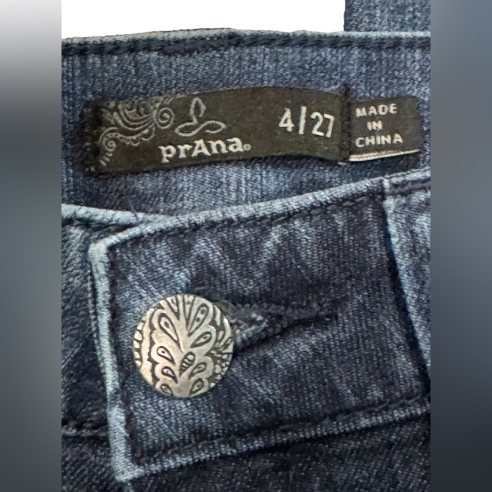 EUC Prana skinny jeans size 4/27 stretch denim - Picture 7 of 7